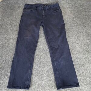 Roark HWY 128 Denim Jeans Men 38x32 (Fits 37x31) Navy Blue Straight Fit Everyday